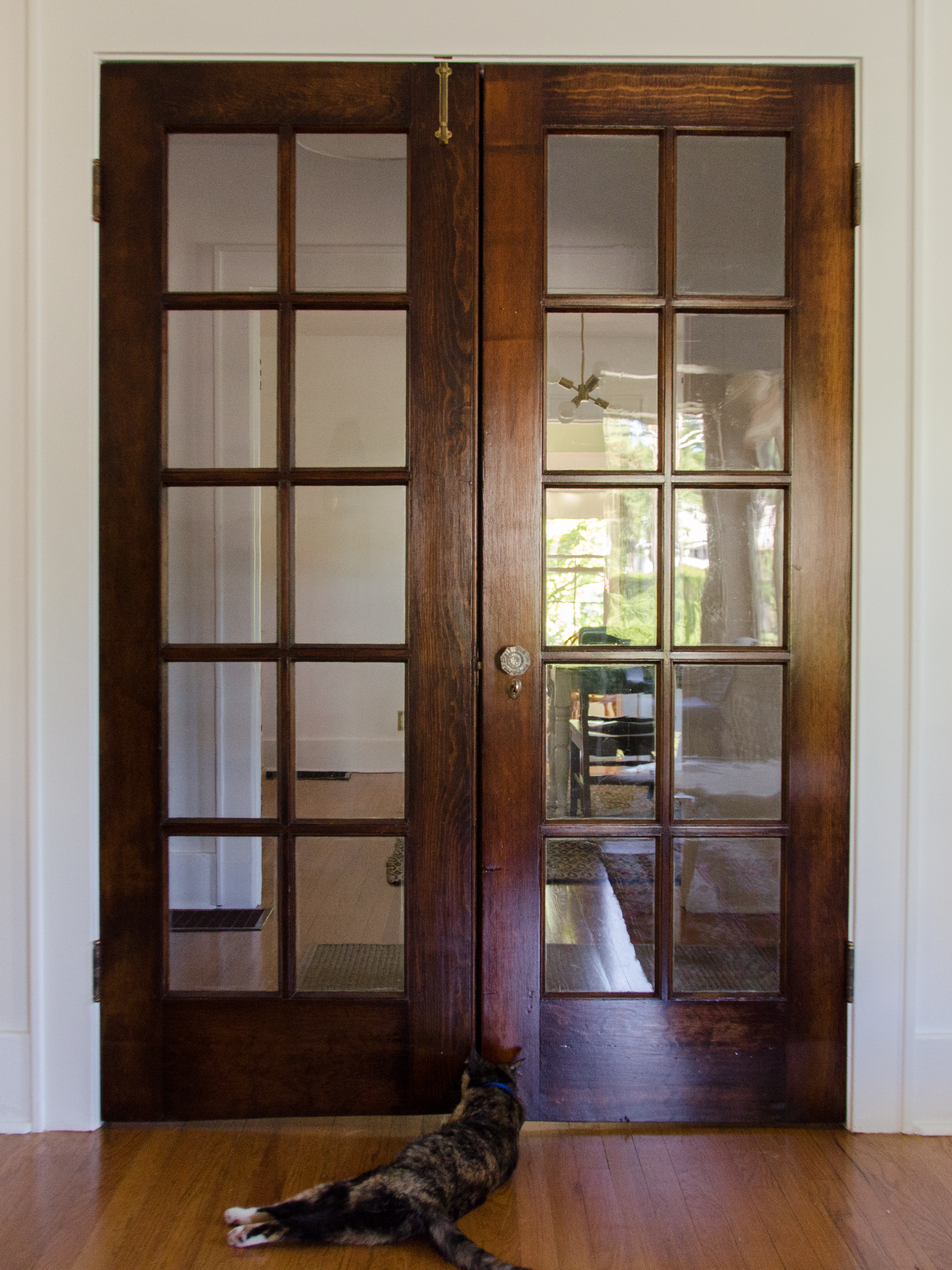 How We Restored and Stained Our Oak French Doors: A Step-by-Step Tutorial